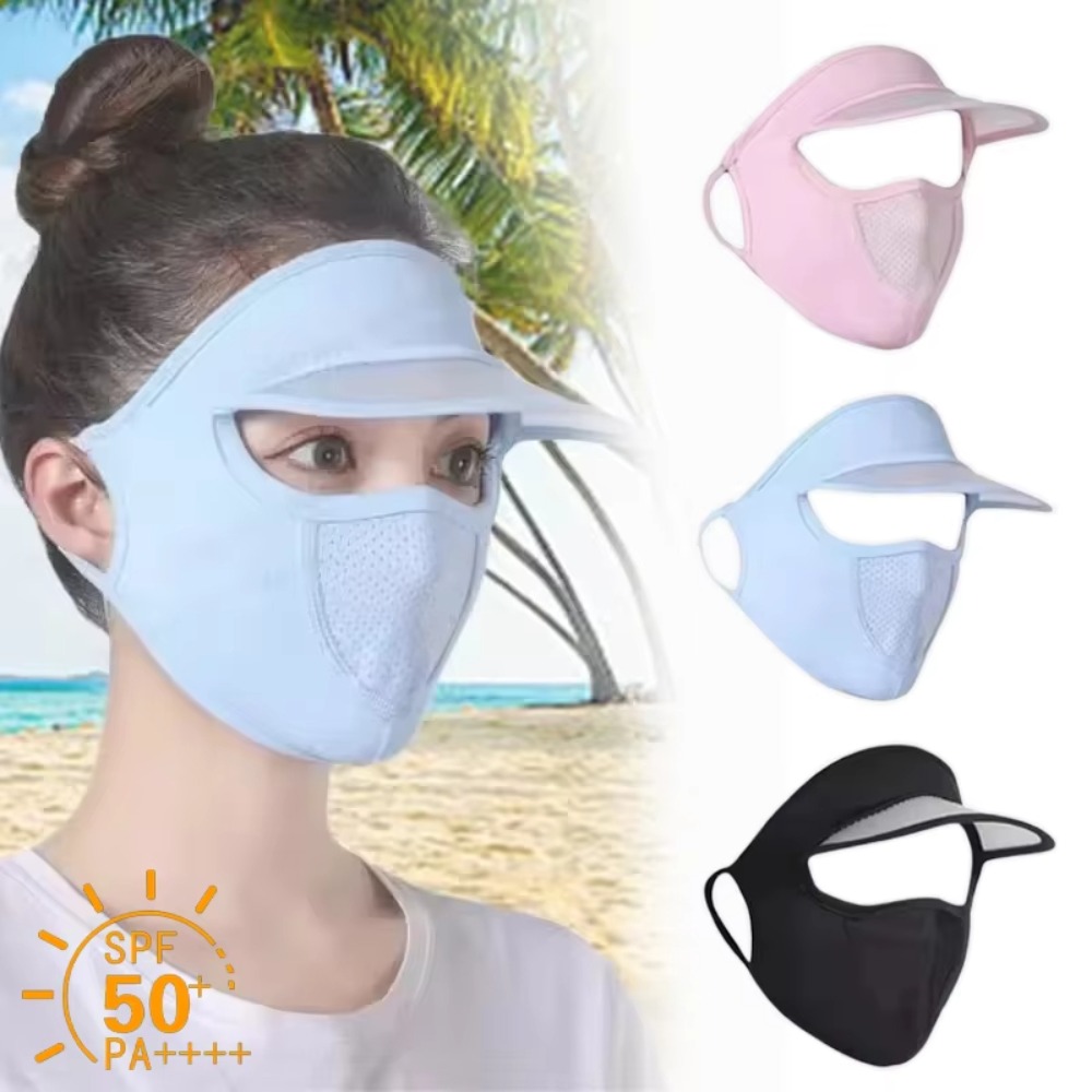 Headband Summer Knit - Maska z jedwabiu lodowego do jazdy