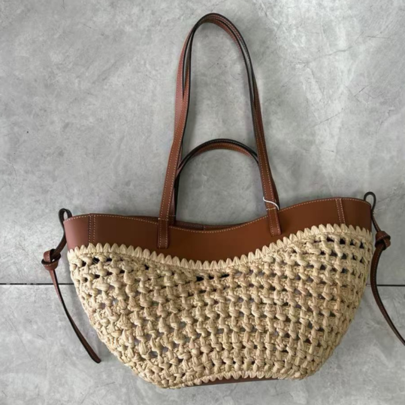 Markowa ażurowa torba plażowa  – Crochet Bag Raffia recenzja i cena