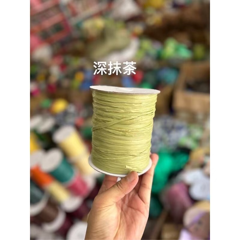 120g/rolka Matowa rafia Trawa  – Crochet Bag Raffia recenzja i cena