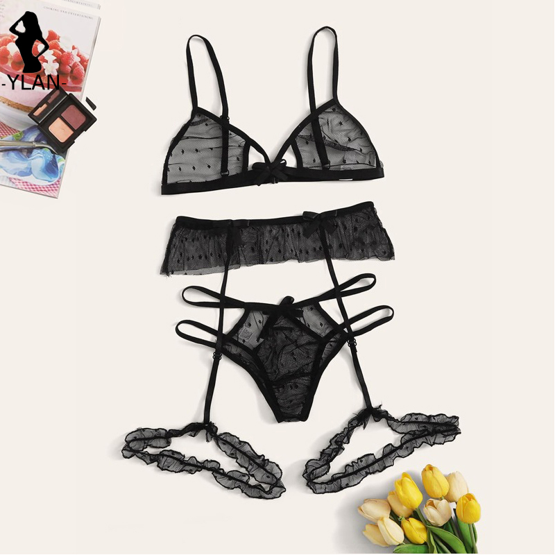 Zestaw bielizny damskiej: seks – Bralette Triangle Set recenzja i cena