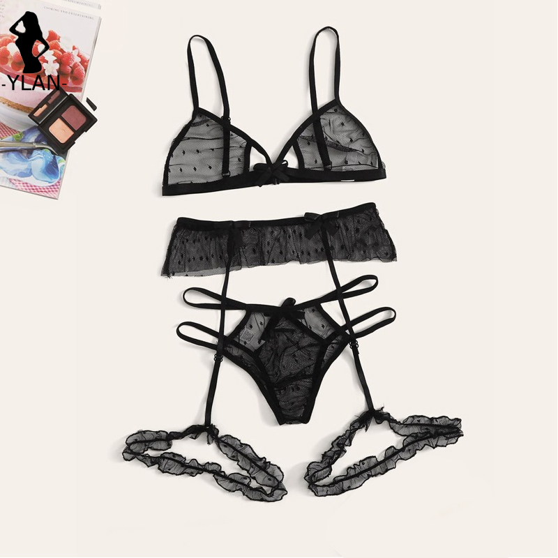 Zestaw bielizny damskiej: seks – Bralette Triangle Set recenzja i cena