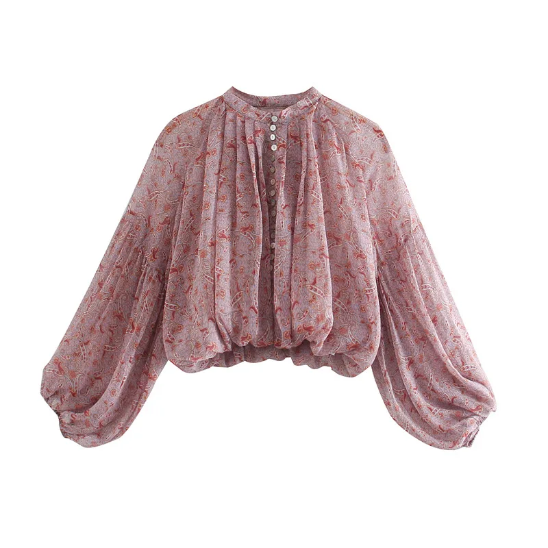 TEELYNN buff z długim rękawem  – Romper Floral Print recenzja i cena