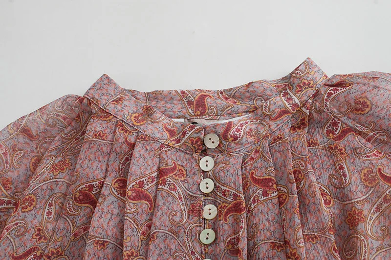 TEELYNN buff z długim rękawem  – Romper Floral Print recenzja i cena