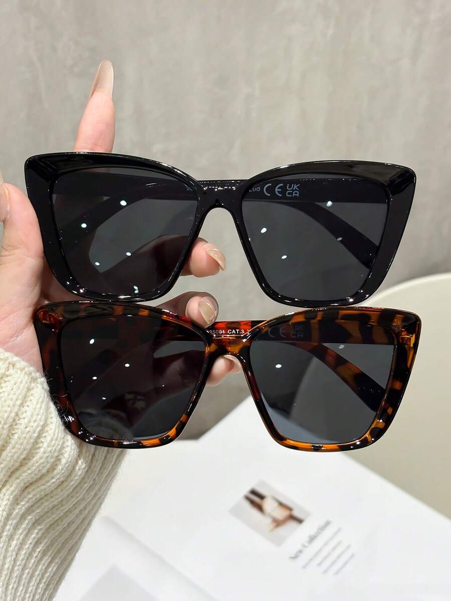 1 para plastikowych okularów w – Sunglasses Cat Eye recenzja i cena