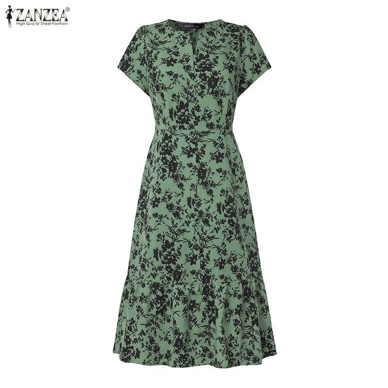 ZANZEA Elegancka damska sukien – Midi Skirt Floral recenzja i cena