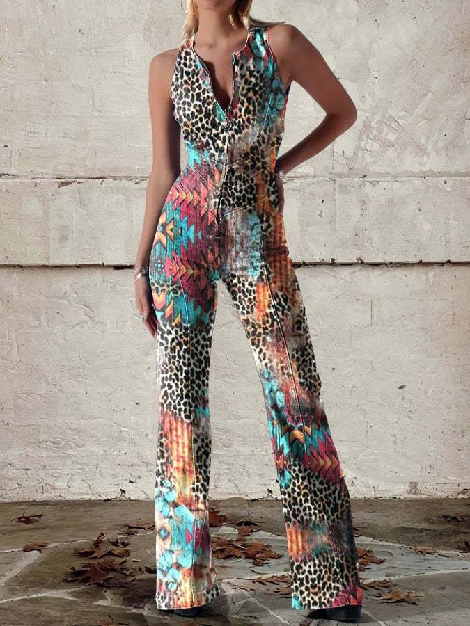 Damskie kombinezony z wysokim  – Romper Floral Print recenzja i cena