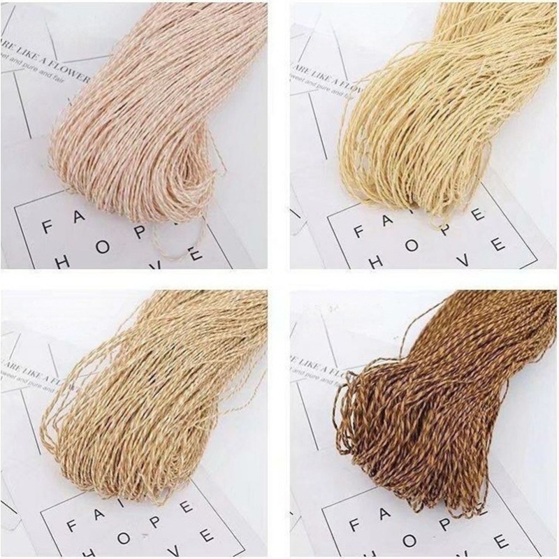 200g 2-warstwowa włóczka z baw – Crochet Bag Raffia recenzja i cena