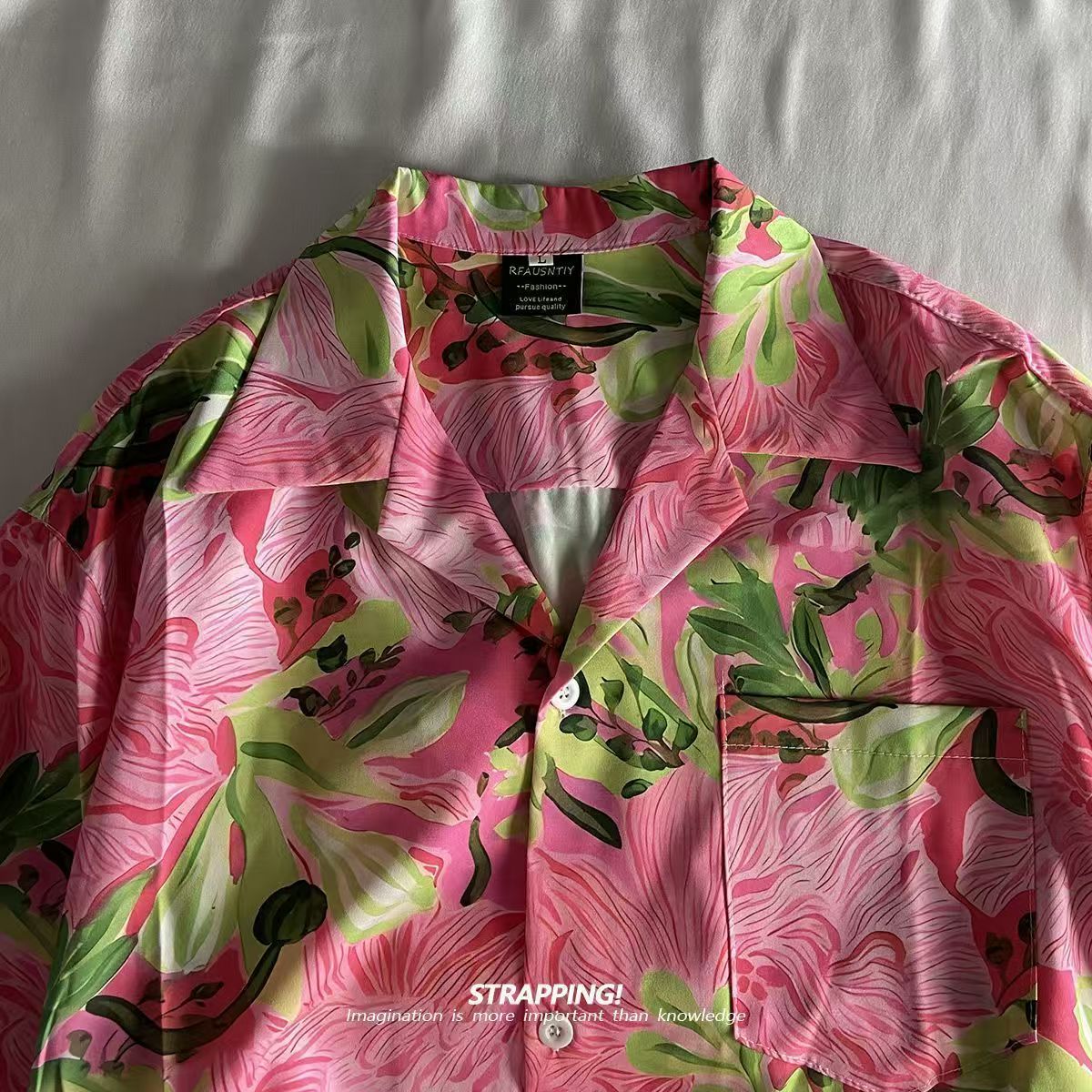 Różowy Graffiti Kwiatowy kubań – Romper Floral Print recenzja i cena