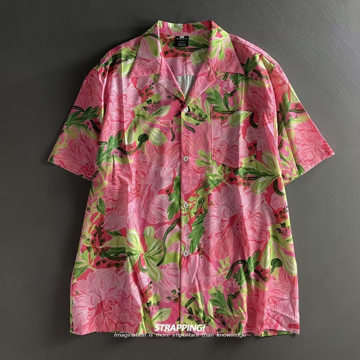 Różowy Graffiti Kwiatowy kubań – Romper Floral Print recenzja i cena