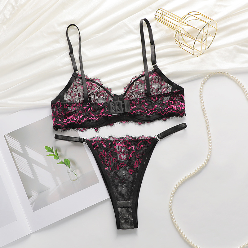 Seksowna koronkowa bielizna Pu – Bralette Triangle Set recenzja i cena